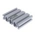 Alux Aluminium Slot Profile 30120 30x120mm 8mm T-Slot Extrusion Silver Anodized