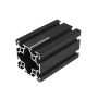 Aluminium slot profile 6060 black