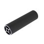 Aluminium pipe profile 28mm black