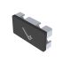 Black 30x60 mm end cap for aluminium frames ALUX Profile