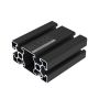 Aluminium slot profile 4590 black Aluminium slot profile 4590 black