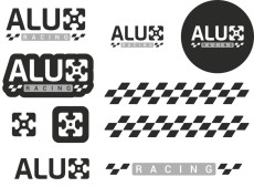 Alux Racing Sticker Set