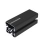 Aluminium slot profile 4040 black - 3T slots