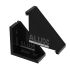 Corner bracket 3060 black