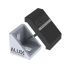 Black 30x30L corner cover hides screw heads ALUX Profile