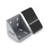 corner cover 90x90l hides screws protection