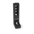 Floor Bracket 160 for 40-Series I-Type aluminium profiles black powder-coated zinc die-cast version with M8 Slot-8 interface.