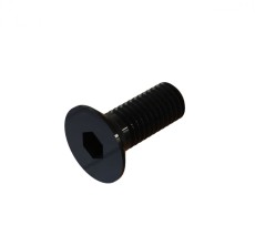 Hexagon socket countersunk head screws ISO 10642 M4x8 black