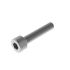 Rendered hexagon socket head cap screw M6x50 ISO 4762 DIN 912 zinc-plated steel