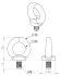 Lifting Eye Bolt ISO 3266 M8 Technical Drawing Dimensions and Load Data