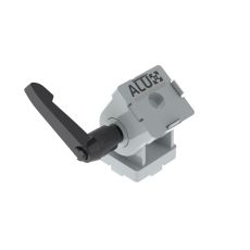 Pivot Joint 30 with locking lever for 30-Series Slot-8 aluminium profiles compact zinc die-cast body with PA-GF handle.