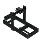 Sim Racing Rig 40160 black profiles DD1/2 side mount Sim Racing Rig 40160 black profiles DD1/2 side mount