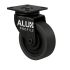 swivel castor wheel 100mm black plate