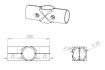 t connector 28mm precision fit alux